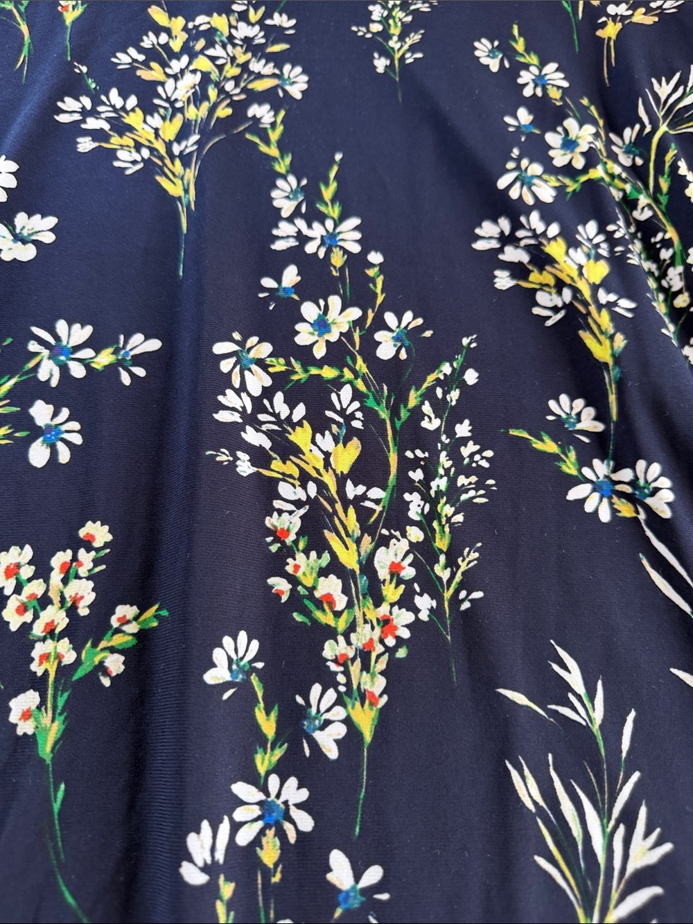 Lauren Ralph Lauren Navy Floral Maxi Dress Size 10 Cottagecore Feminine Preppy - Picture 14 of 14